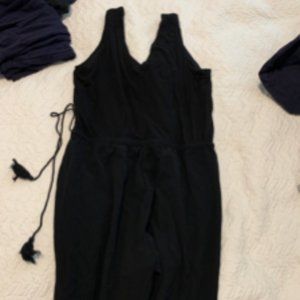 Long black jumpsuit from Loft size 0